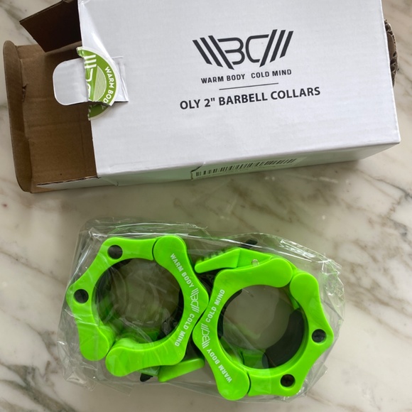 NWT - 2" Barbell Collars Warm Body Cold Mind Olympic - Picture 2 of 2